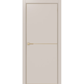 Дверь межкомнатная Optima Porte Неаполь 202 молдинг золото