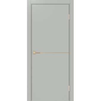 Дверь межкомнатная Optima Porte Неаполь 202 молдинг золото