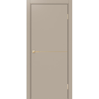 Дверь межкомнатная Optima Porte Неаполь 202 молдинг золото