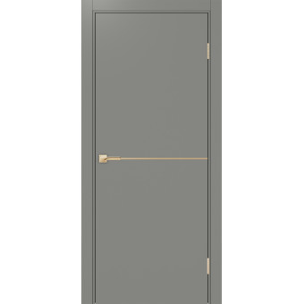 Дверь межкомнатная Optima Porte Неаполь 202 молдинг золото