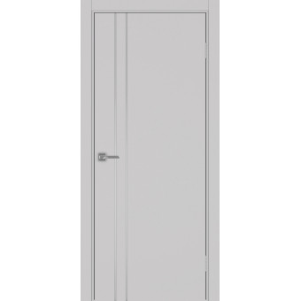 Дверь межкомнатная Optima Porte Неаполь 205 молдинг хром