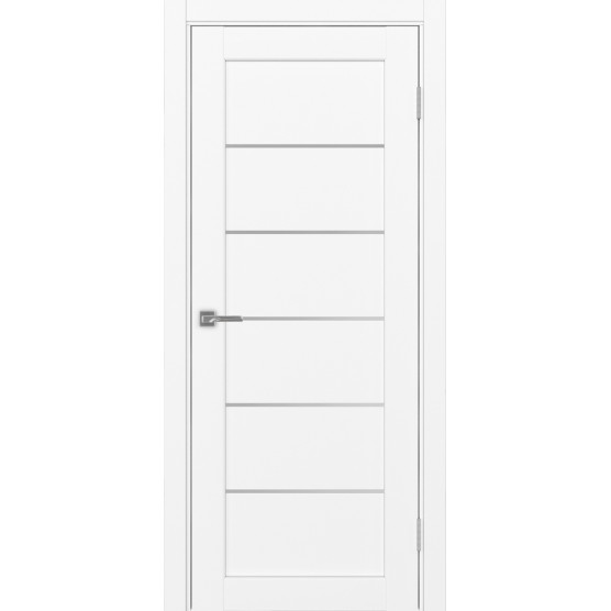 Дверь межкомнатная Optima Porte Парма 401АПП.1 молдинг хром-16