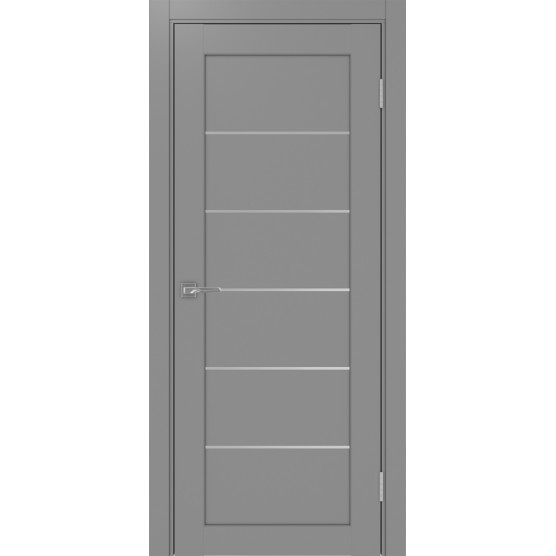 Дверь межкомнатная Optima Porte Парма 401АПП.1 молдинг хром-7