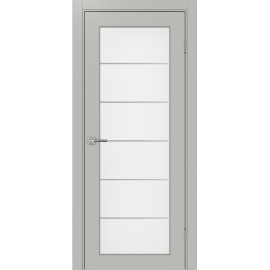 Дверь межкомнатная Optima Porte Парма 401АСС.2 молдинг хром-5