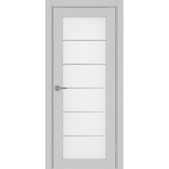 Дверь межкомнатная Optima Porte Парма 401АСС.2 молдинг хром-11