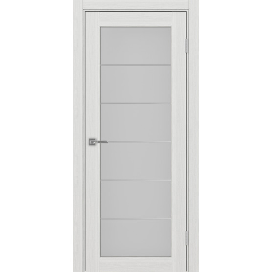 Дверь межкомнатная Optima Porte Парма 401АСС.2 молдинг хром-7