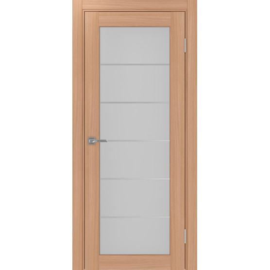 Дверь межкомнатная Optima Porte Парма 401АСС.2 молдинг хром-6