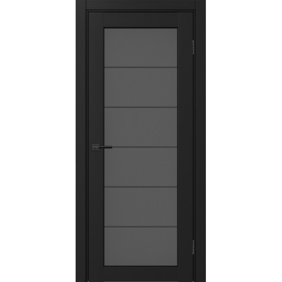 Дверь межкомнатная Optima Porte Парма 401АСС.2 молдинг черный-1