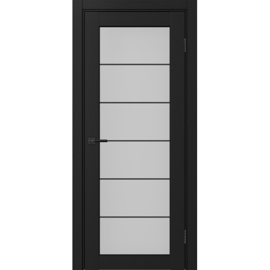 Дверь межкомнатная Optima Porte Парма 401АСС.2 молдинг черный-7