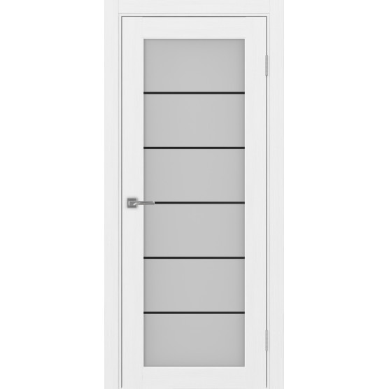 Дверь межкомнатная Optima Porte Парма 401АСС.2 молдинг черный-5