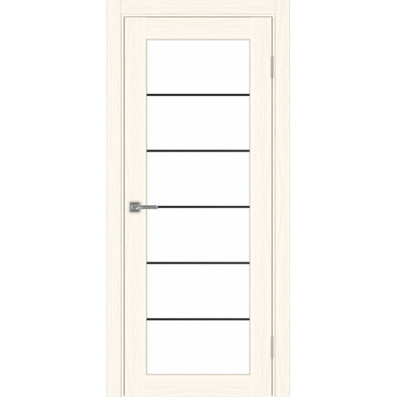 Дверь межкомнатная Optima Porte Парма 401АCCSB.2 (Белое стекло)-9