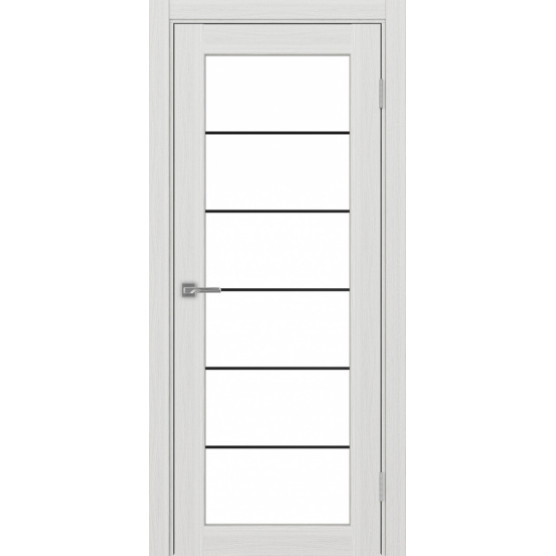 Дверь межкомнатная Optima Porte Парма 401АCCSB.2 (Белое стекло)-10