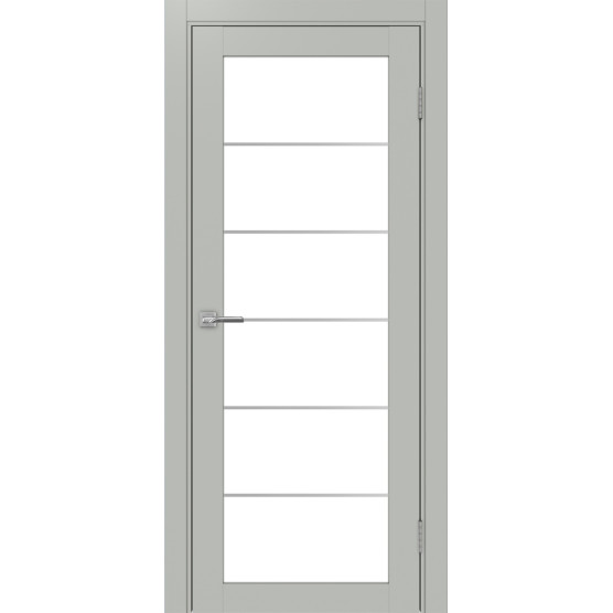 Дверь межкомнатная Optima Porte Турин 501АСС.2 молдинг хром-15