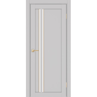 Дверь межкомнатная Optima Porte Турин 525АПС.121 молдинг черный