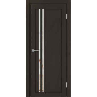 Дверь межкомнатная Optima Porte Турин 525АПС.121 молдинг хром