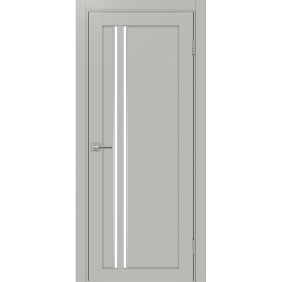 Дверь межкомнатная Optima Porte Турин 525АПС.121 молдинг хром-1