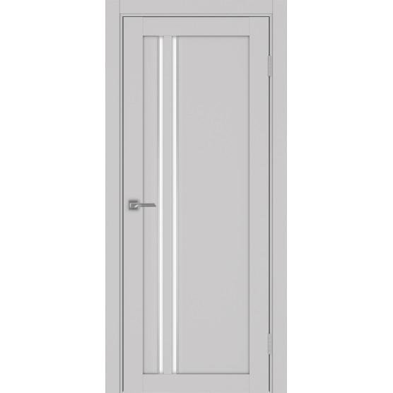 Дверь межкомнатная Optima Porte Турин 525АПС.121 молдинг хром-8