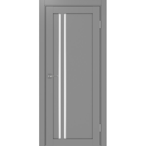 Дверь межкомнатная Optima Porte Турин 525АПС.121 молдинг хром-7