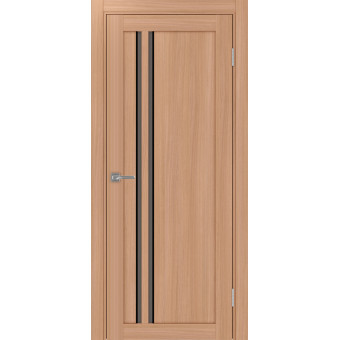 Дверь межкомнатная Optima Porte Турин 525АПС.121 молдинг черный