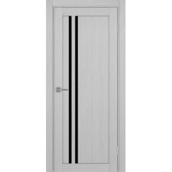 Дверь межкомнатная Optima Porte Турин 525АПС.121 молдинг черный