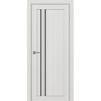 Дверь межкомнатная Optima Porte Турин 525АПС.121 молдинг черный