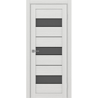 Дверь межкомнатная Optima Porte Турин 526АПС .122 молдинг черный