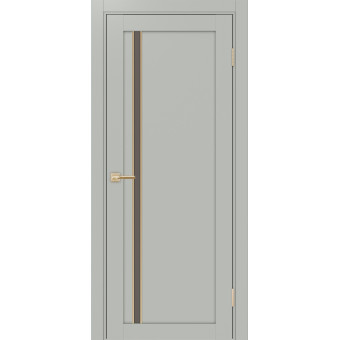Дверь межкомнатная Optima Porte Турин 527АПС .121 молдинг золото
