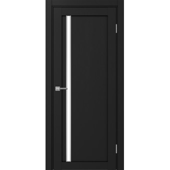 Дверь межкомнатная Optima Porte Турин 527АПС .121 молдинг хром