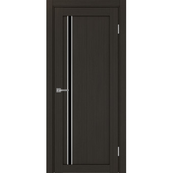 Дверь межкомнатная Optima Porte Турин 527АПС .121 молдинг хром