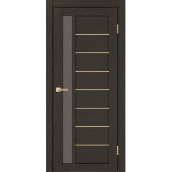 Дверь межкомнатная Optima Porte Турин 554АПП.21 молдинг золото