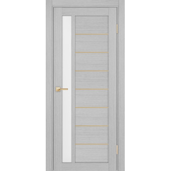 Дверь межкомнатная Optima Porte Турин 554АПП.21 молдинг золото