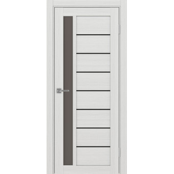 Дверь межкомнатная Optima Porte Турин 554АПП.21 молдинг черный