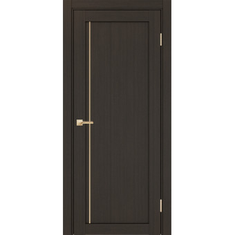 Дверь межкомнатная Optima Porte Турин 565АПП.11 молдинг золото